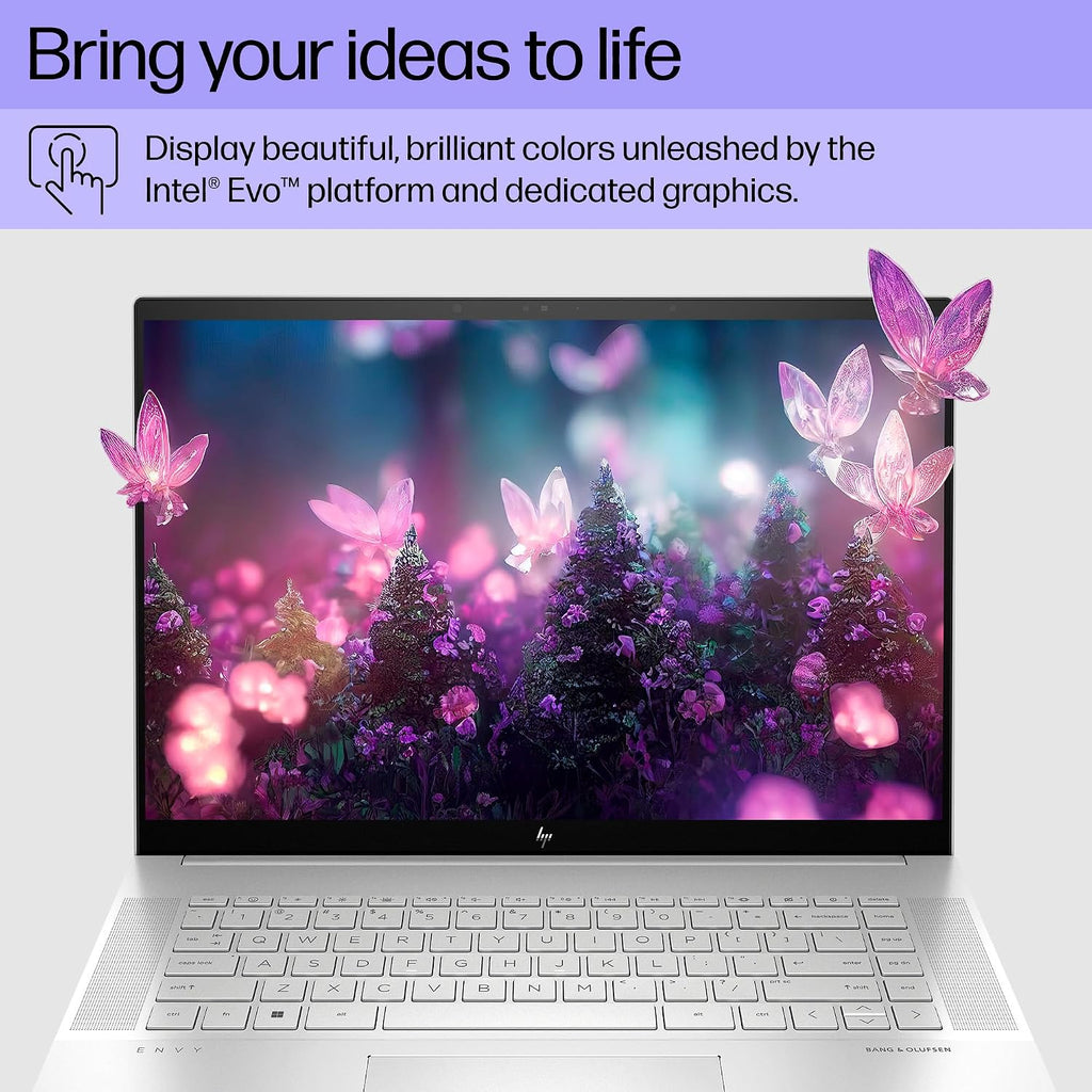 HP Envy 16 inch Laptop, WQXGA 48-120Hz Display, Intel Evo Powered by 13th Generation Intel Core i7-13700H, 16 GB RAM, 512 GB SSD, Intel Arc A370M Graphics, Windows 11 Home, 16-h1010nr (2023)