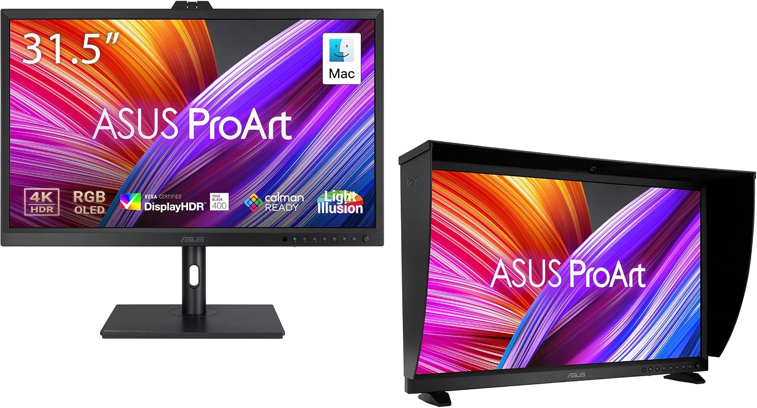 ASUS ProArt Display 31.5' 4K OLED Professional Monitor (PA32DC) (Renewed)