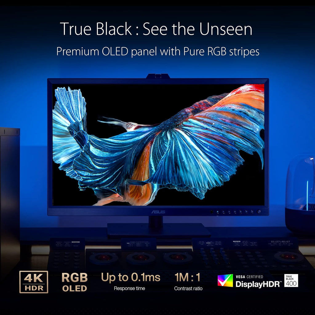 ASUS ProArt Display 31.5' 4K OLED Professional Monitor (PA32DC) (Renewed)