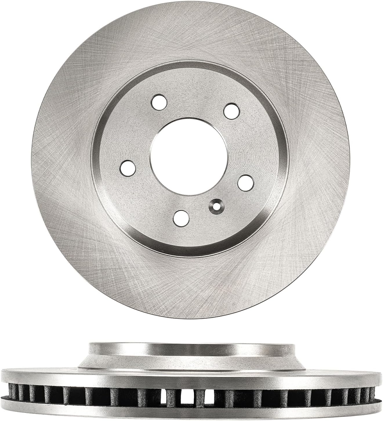 PHILTOP Front & Rear Brake Kit For 2006 2007 Chevrolet Monte Carlo, Disc Rotors with Ceramic Brake Pads Replace # 55125+D698+55126+D1159, Rear 10.93（277.8mm）,Front 11.92（303mm）