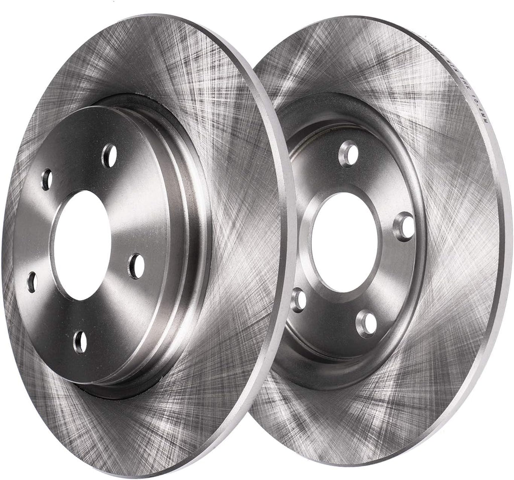 Detroit Axle - Front Rear Brake Rotors for 2001-2005 Chrysler Sebring Dodge Stratus 2000-2005 Mitsubishi Eclipse, Disc Brake Rotors Replacement: 10.87' inch Front and 10.31' inch Rear Rotors