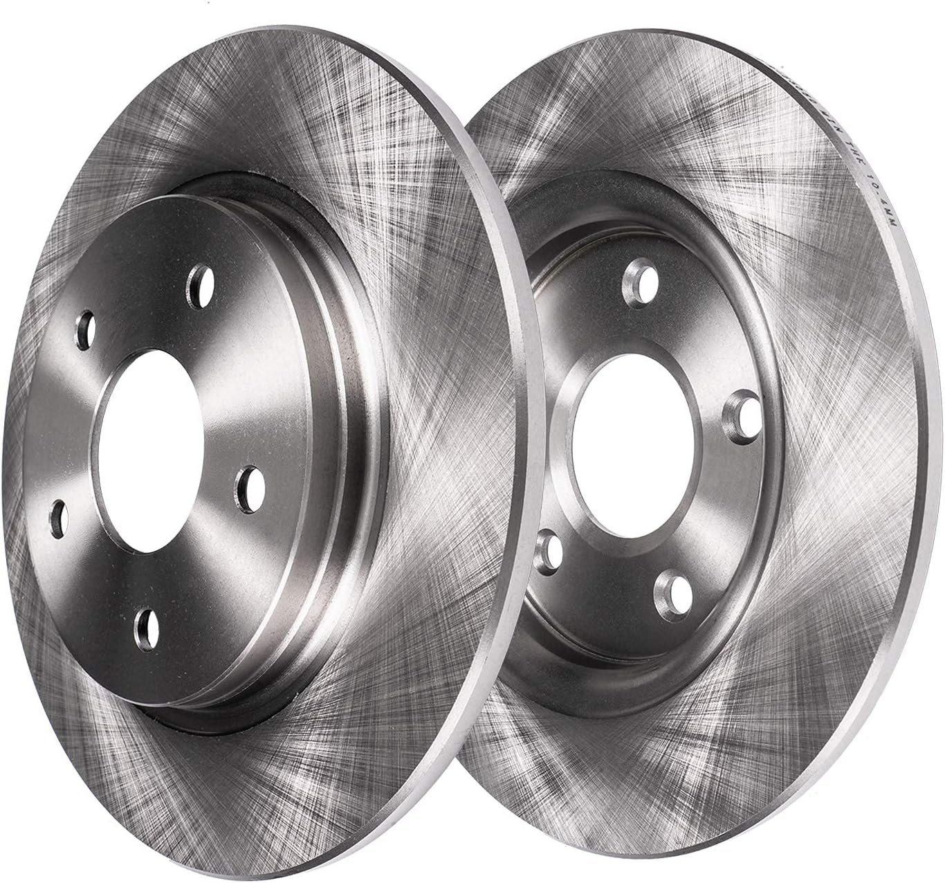 Detroit Axle - Rear Brake Kit for 2008-2011 Chrysler Town & Country Dodge Grand Caravan, 2009-2011 VW Routan, Disc Brake Rotors Ceramic Brake Pads Wheel Bearing Hubs 2010 Replacement: 12.00'' inch