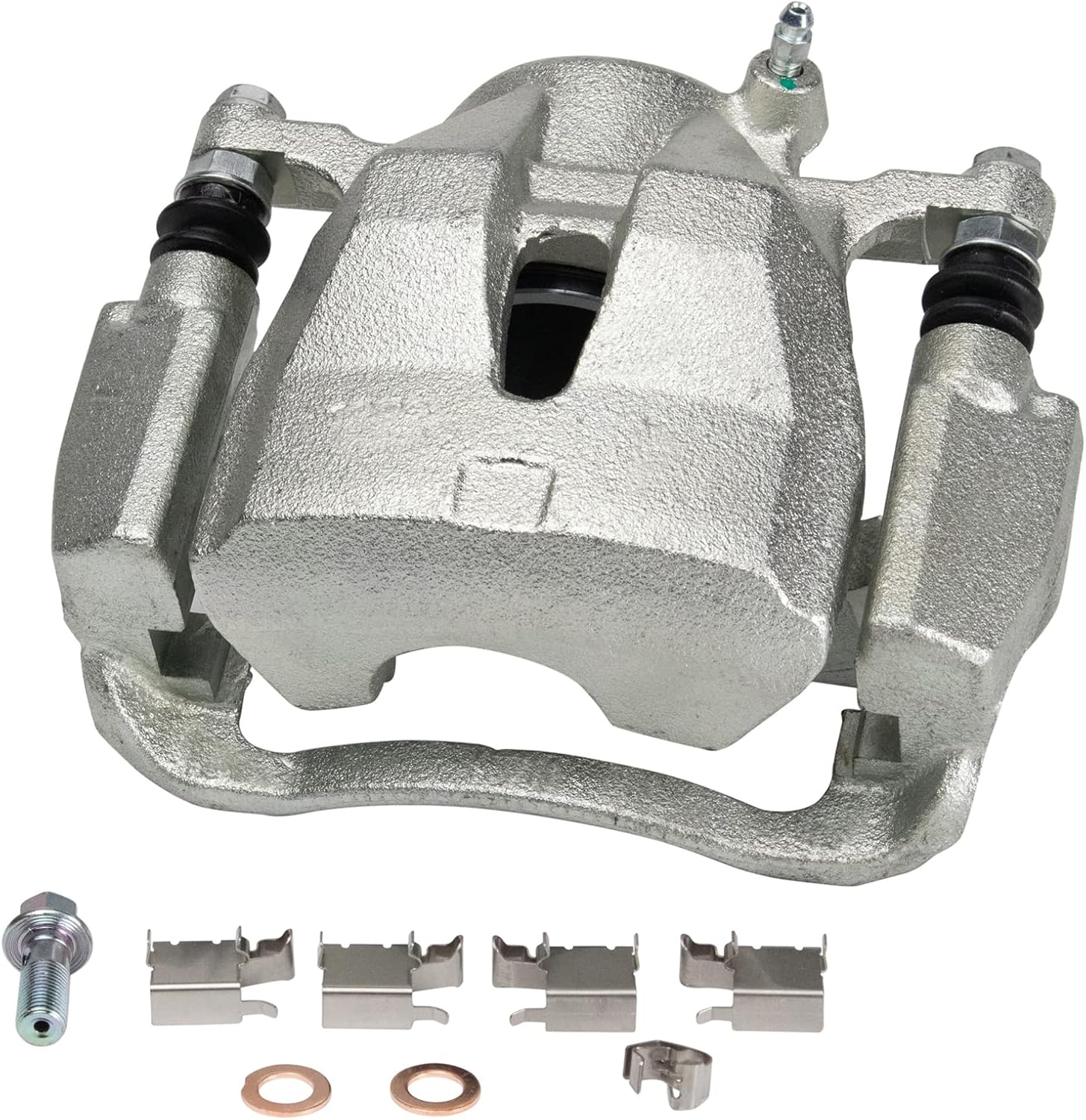 TRQ Performance Front Brake Calipers Ceramic Pads & Drilled Rotors Compatible with Corolla Matrix RAV4