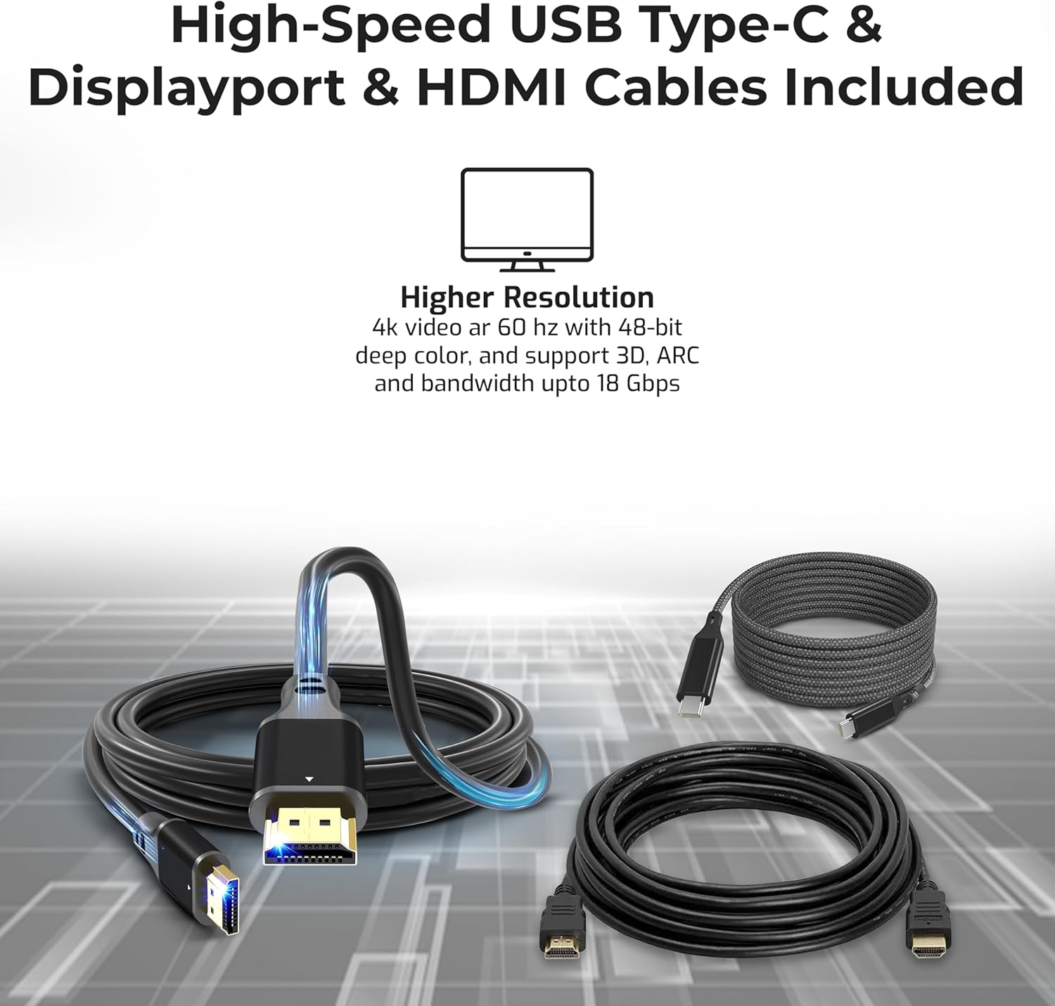 HP Docking Station for Laptop Dual Monitor and Charging Bundle - USB-C G5 Dock 5YH27AV#ABA with 120W Adapter + HDMI Cable + DisplayPort Cable + USB-C Cable + Microfiber Cloth (Renewed)