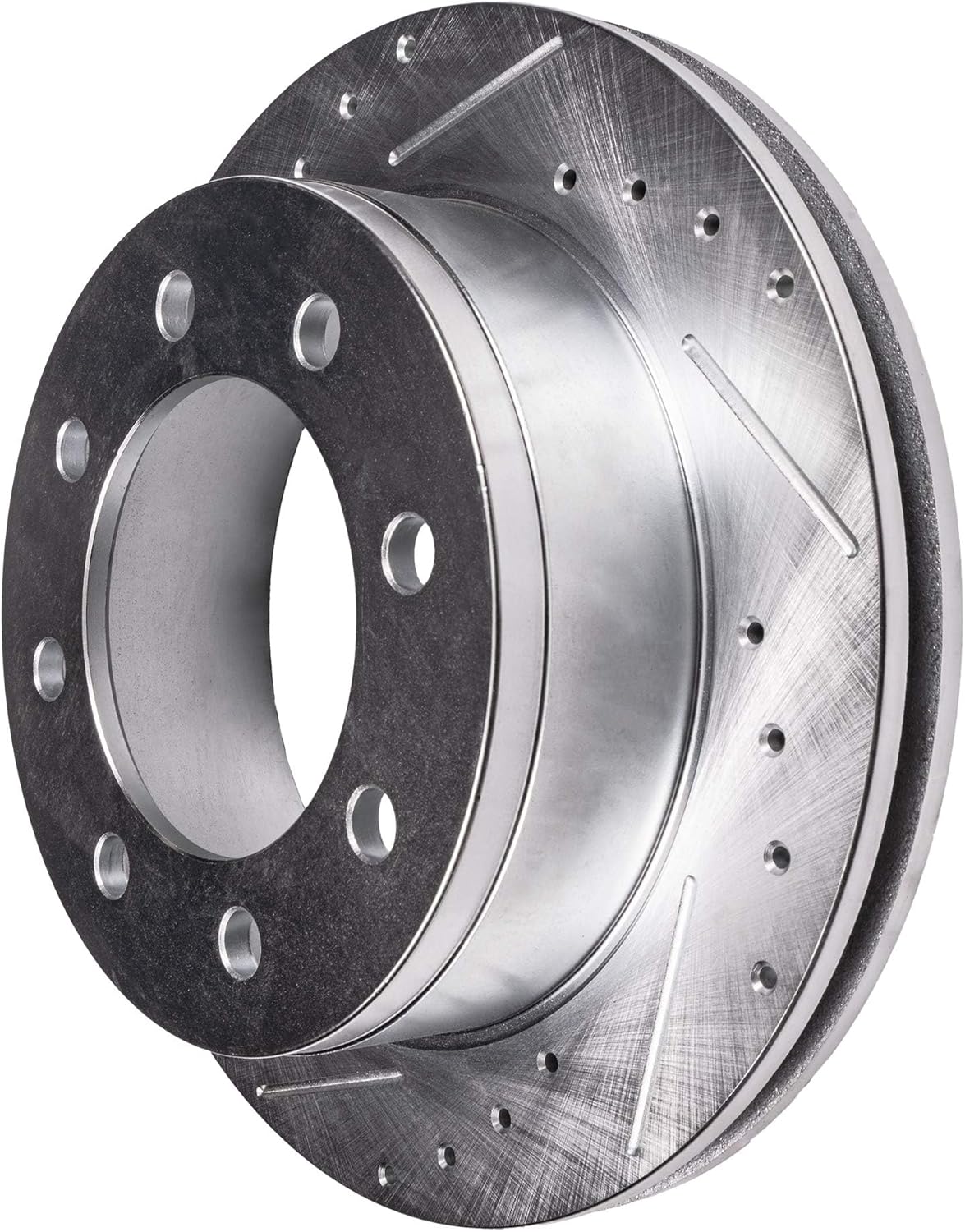 Detroit Axle - Rear Brake Kit for 12-21 Nissan NV1500 NV2500 NV3500 Drilled Brake Rotors Ceramic Brakes Pads 2012 2013 2014 2015 2016 2017 2018 2019 2020 2021 Replacement : 14.36' inch Rotor