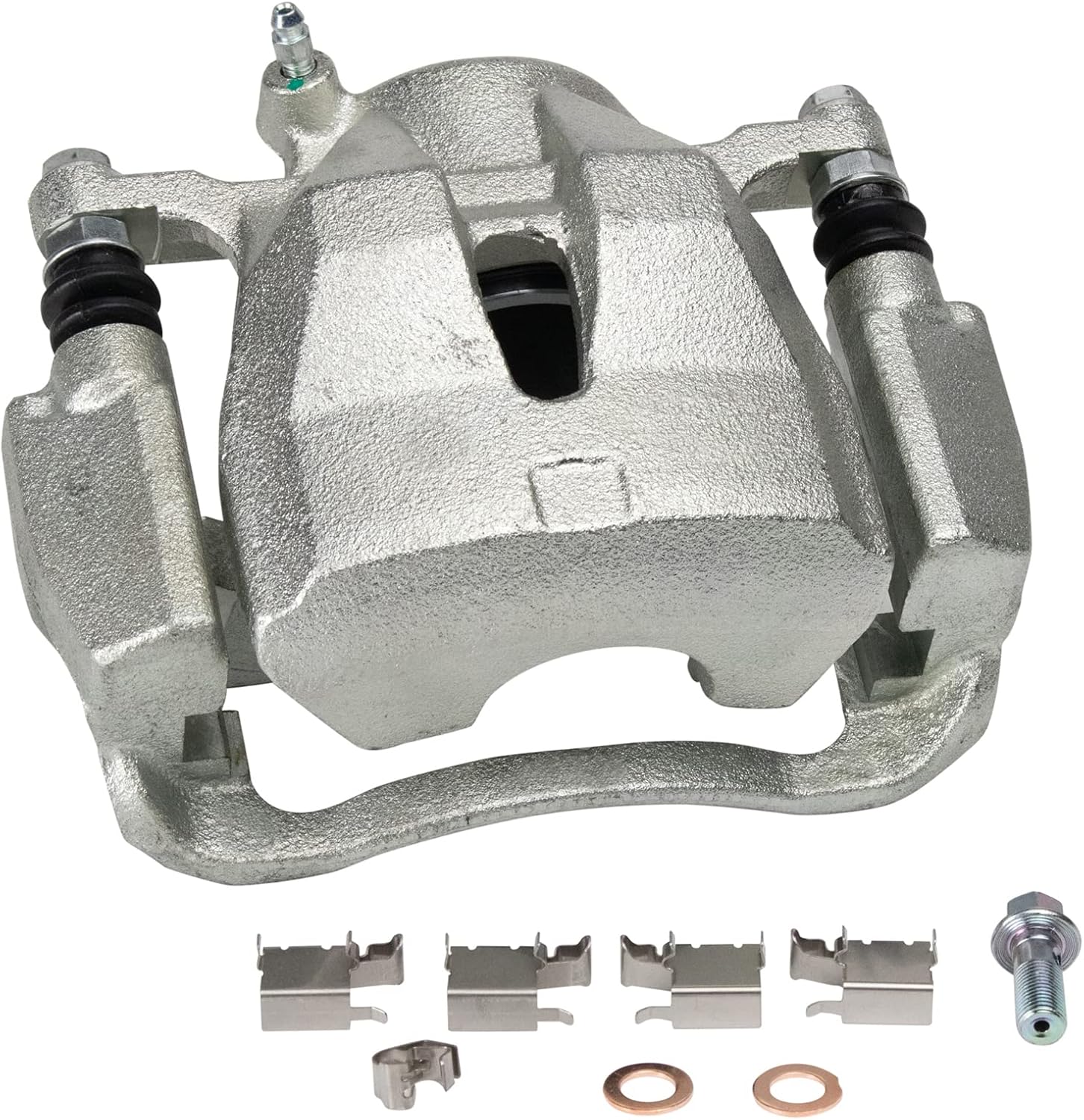 TRQ Performance Front Brake Calipers Ceramic Pads & Drilled Rotors Compatible with Corolla Matrix RAV4