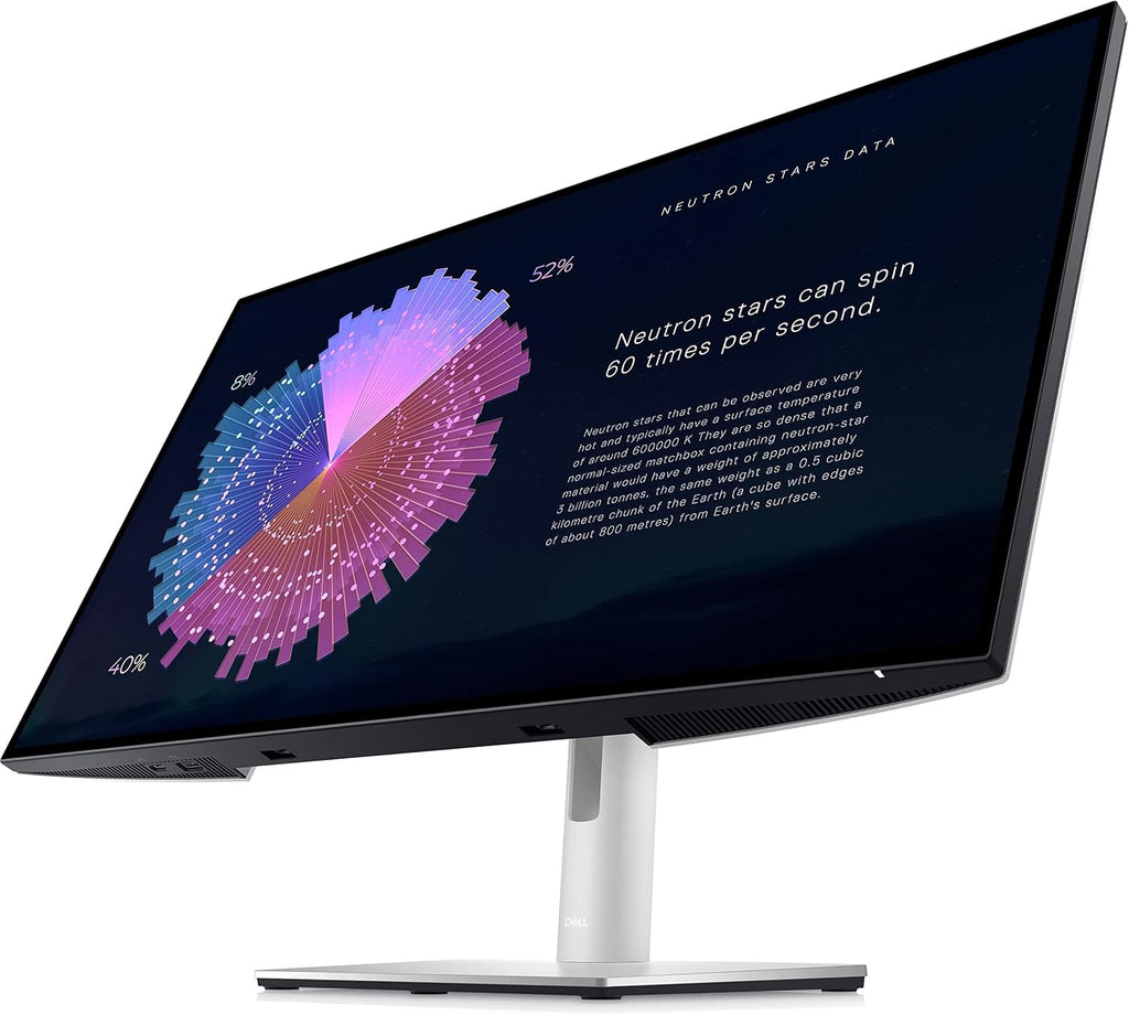 Dell UltraSharp U2722DE 27' LCD Monitor (Renewed), Platinum Silver