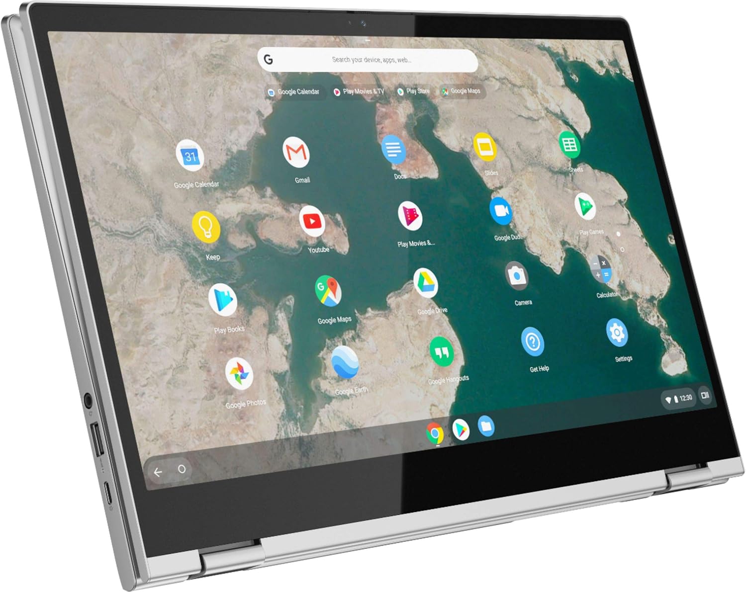 Lenovo C340 2-in-1 (81T9000VUS) Chromebook, 15.6' FHD Touch Display, Intel Core i3-8130U Upto 3.4GHz, 4GB RAM, 64GB eMMC, Wi-Fi, Bluetooth, Chrome OS