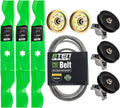 8TEN Deck Rebuild Kit for Cub Cadet i1050 LT1050 Troy Bilt Horse 50-Inch 918-04125 942-04053C Blade Spindle Belt Idler