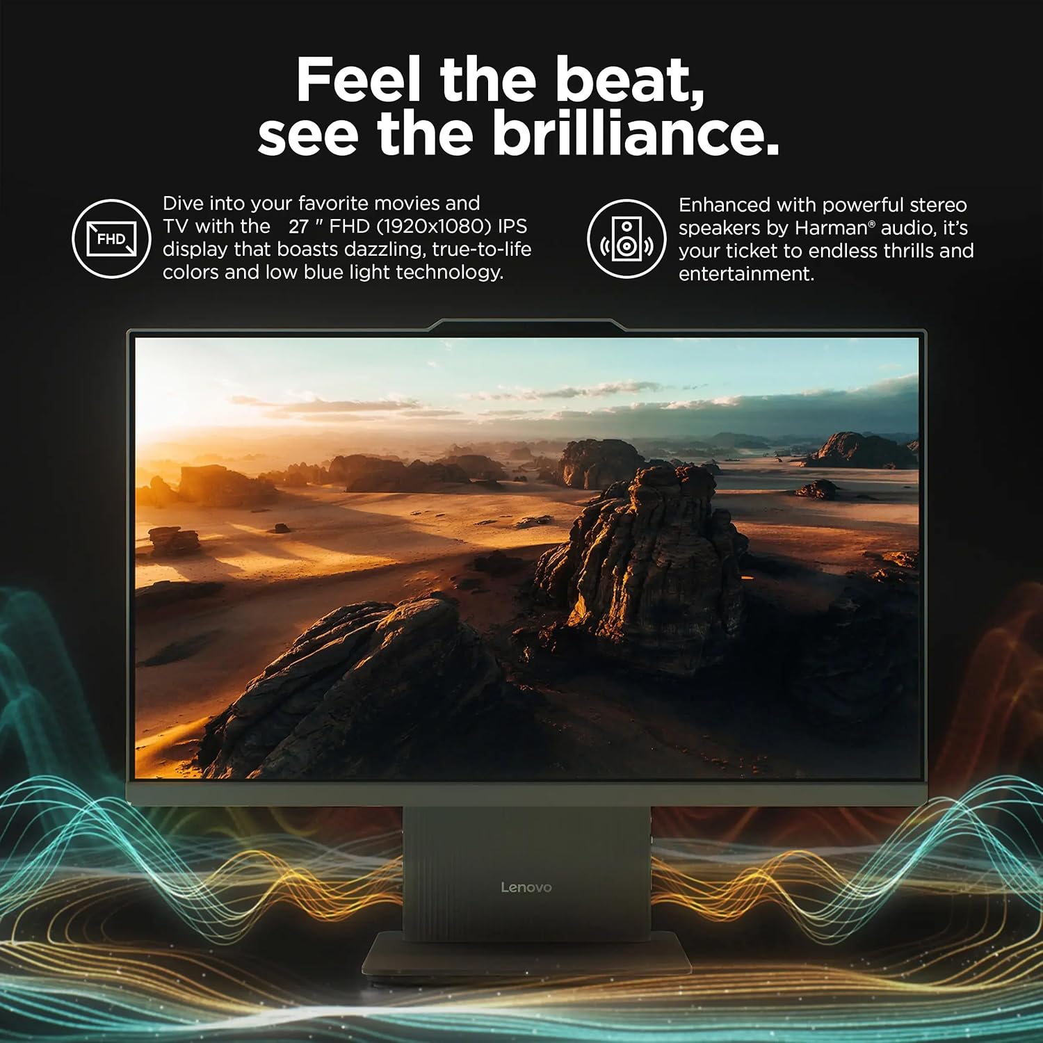 Lenovo ThinkCentre All-in-One Desktop Computer, 27' FHD Touchscreen, 10-core Intel Core i7-13620H Processor, 32GB DDR5, 2TB SSD, Wi-Fi 6, USB-C, HDMI in&Out, Wired KB&Mouse, Windows 11 Pro