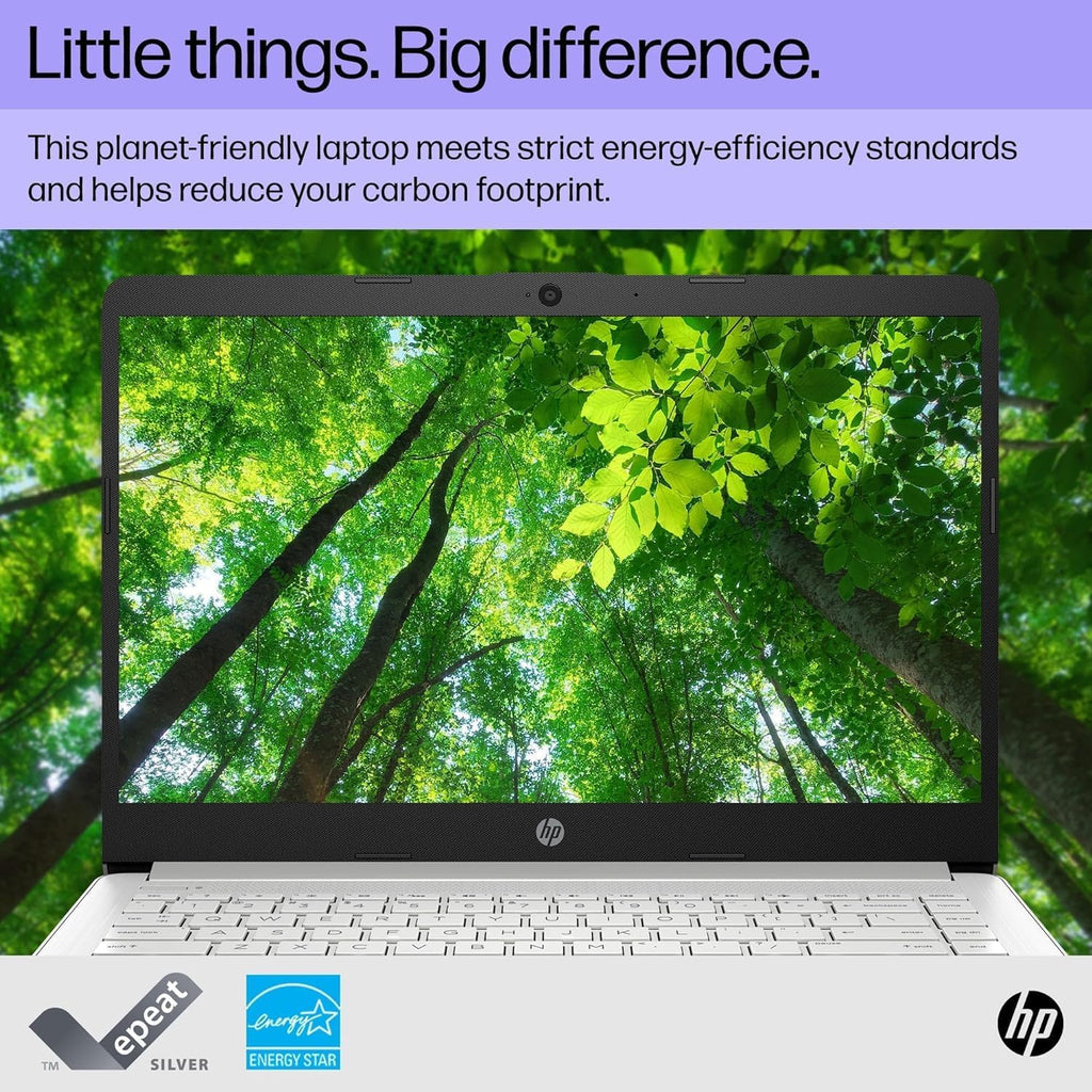HP 14 inch Laptop Student & Business, Intel Celeron N4120, 4 GB RAM, 64GB eMMC, Microsoft Office Lifetime License, Intel UHD Graphics, Thin & Portable, Ultra Light, Webcam, Windows 11 Pro