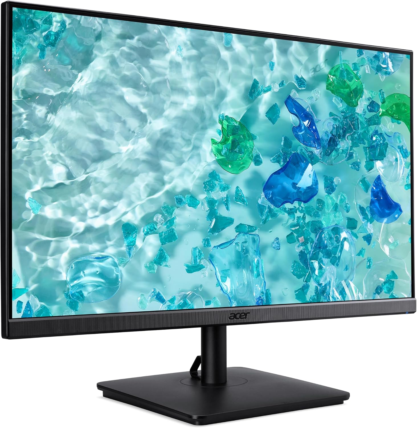 acer 27' FHD IPS Monitor with 4ms Response Time, Anti Glare, VESA Mount (100mm), HDMI, VGA & Dockztorm USB Port Expander, Black Color 2 Pack