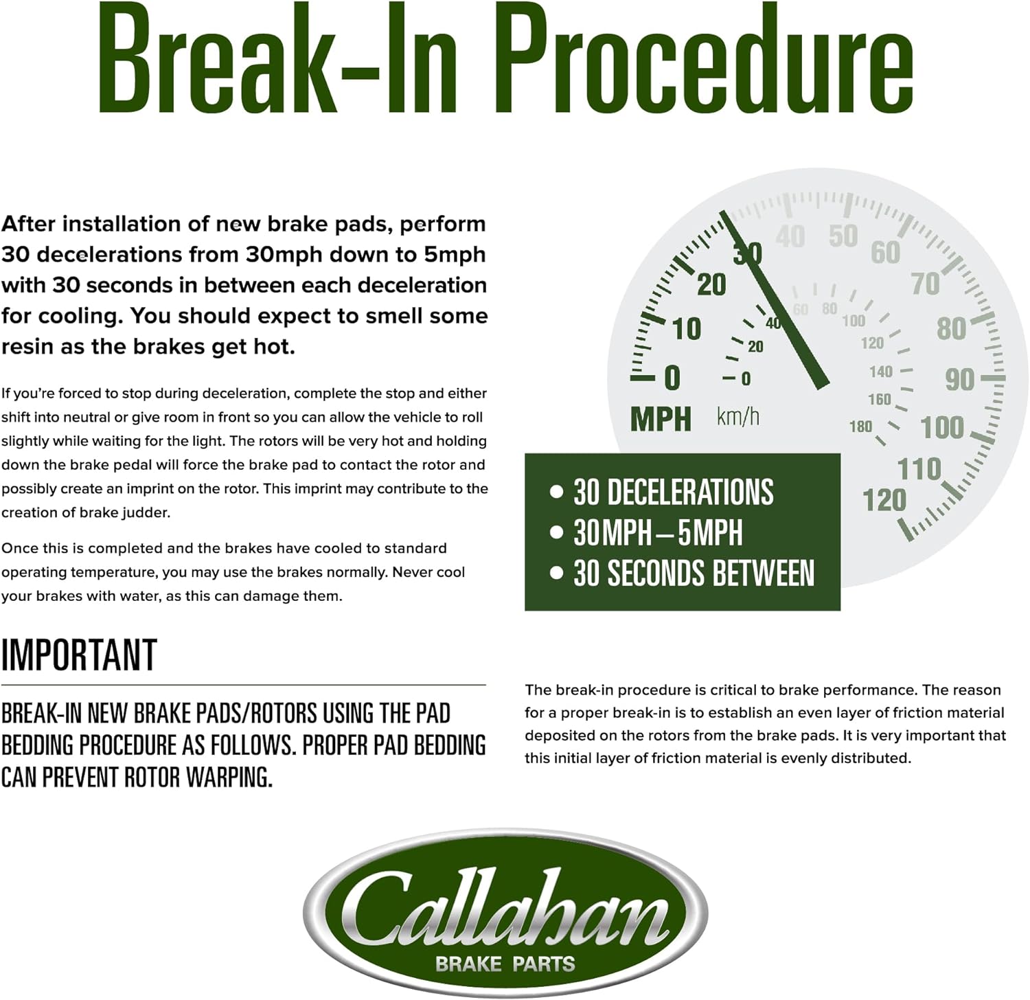 Callahan Brake Parts Brake Kit for Toyota Sienna 1998-2000 Front Replacement Brake Rotors with Ceramic Brake Pads and Brake Calipers CLHCCO115804A
