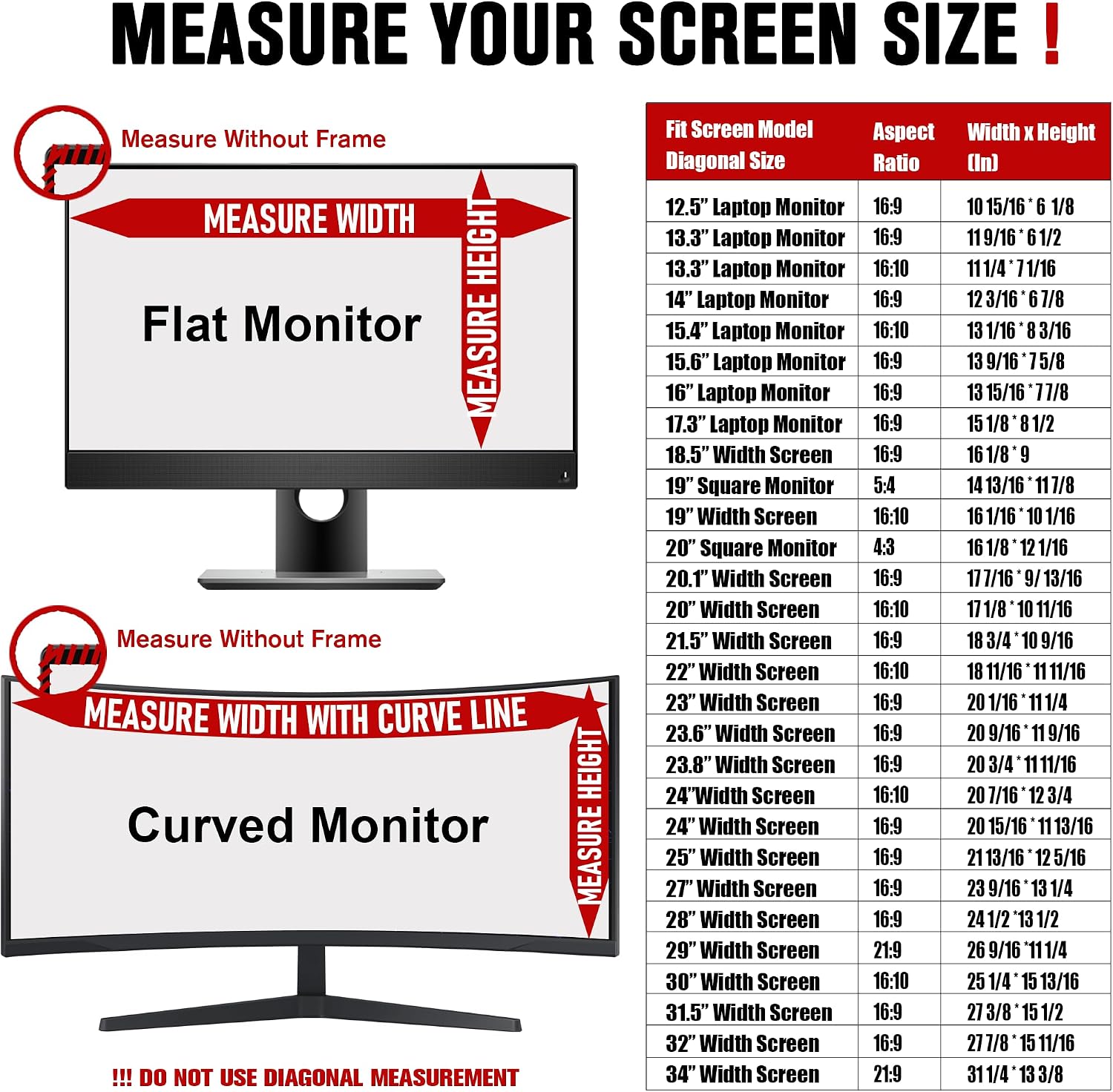 2 Pack 34 Inch Computer Privacy Screen for 21:9 Aspect Ratio Widescreen Monitor, Anti UV Eye Protection Anti Glare Blue Light Screen Protector Monitor Privacy Filter, Removable Film (31 1/4 × 13 3/8)