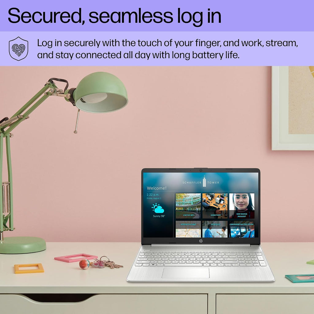 HP 2024 15.6' FHD Thin Light Business Laptop, 6-Core Intel i3-1215U (Beat i5-1135G7), 16GB RAM, 1TB SSD, UHD Graphics, Fingerprint Reader, HD Webcam, Wi-Fi 5, Win 11 Pro +MarxsolAccessory