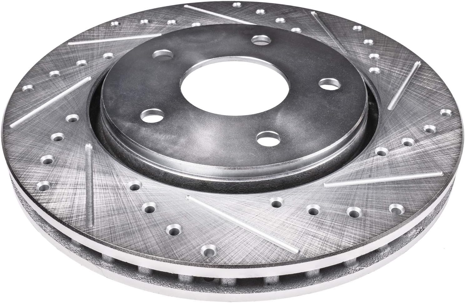 Detroit Axle - Front Brake Kit for Lexus ES300 Toyota Avalon Sienna Camry Drilled and Slotted Brake Rotors Ceramic Brakes Pads Replacement: 10.82' inch Front Rotors