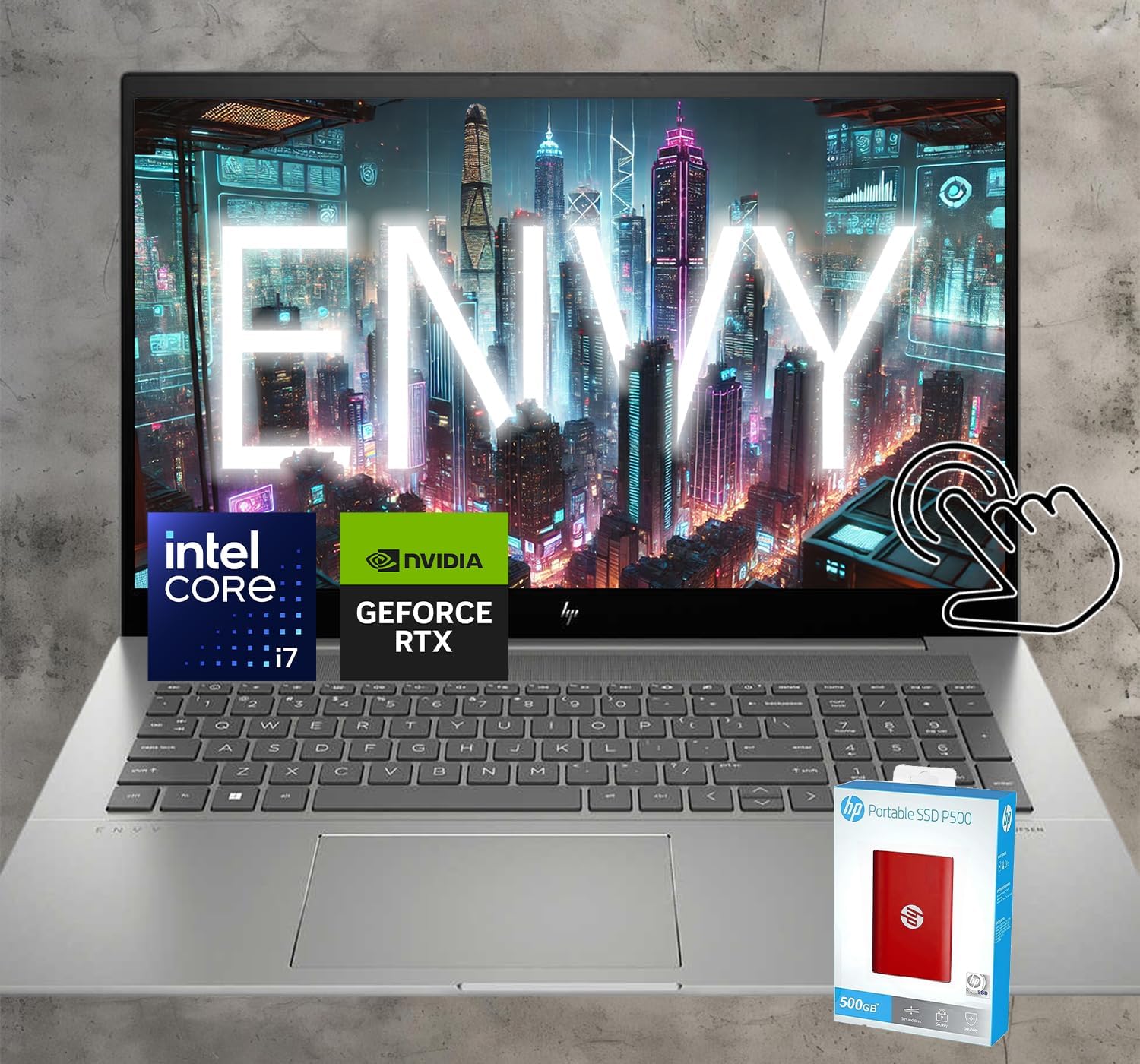 HP Envy Laptop (i7-1355U | RTX 3050, 64GB RAM | 2.5TB SSD)