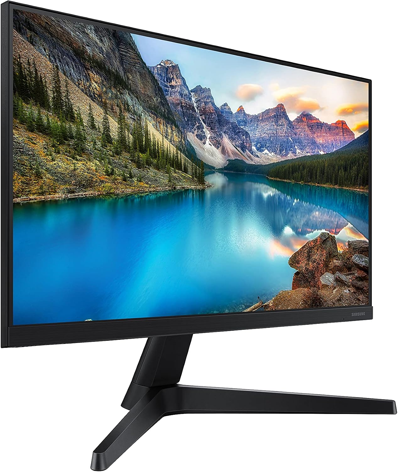SAMSUNG T37F Series 22-Inch FHD 1080p Computer Monitor, 75Hz, IPS Panel, HDMI, Display Port, VESA Compatible, 3 Yr WRNTY (LF22T374FWNXGO)