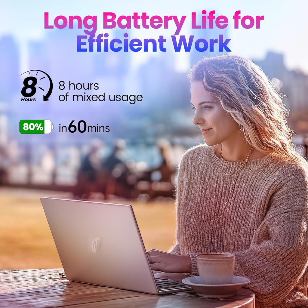 HP 2025 15.6' Touchscreen Laptop, 13th Gen Intel Core i3-1315U (Up to 4.5GHz), 16GB RAM, 512GB SSD, Wi-Fi 6, BT 5.3, Windows 11 Pro Business Laptops Computer, G255 Accessory Kit