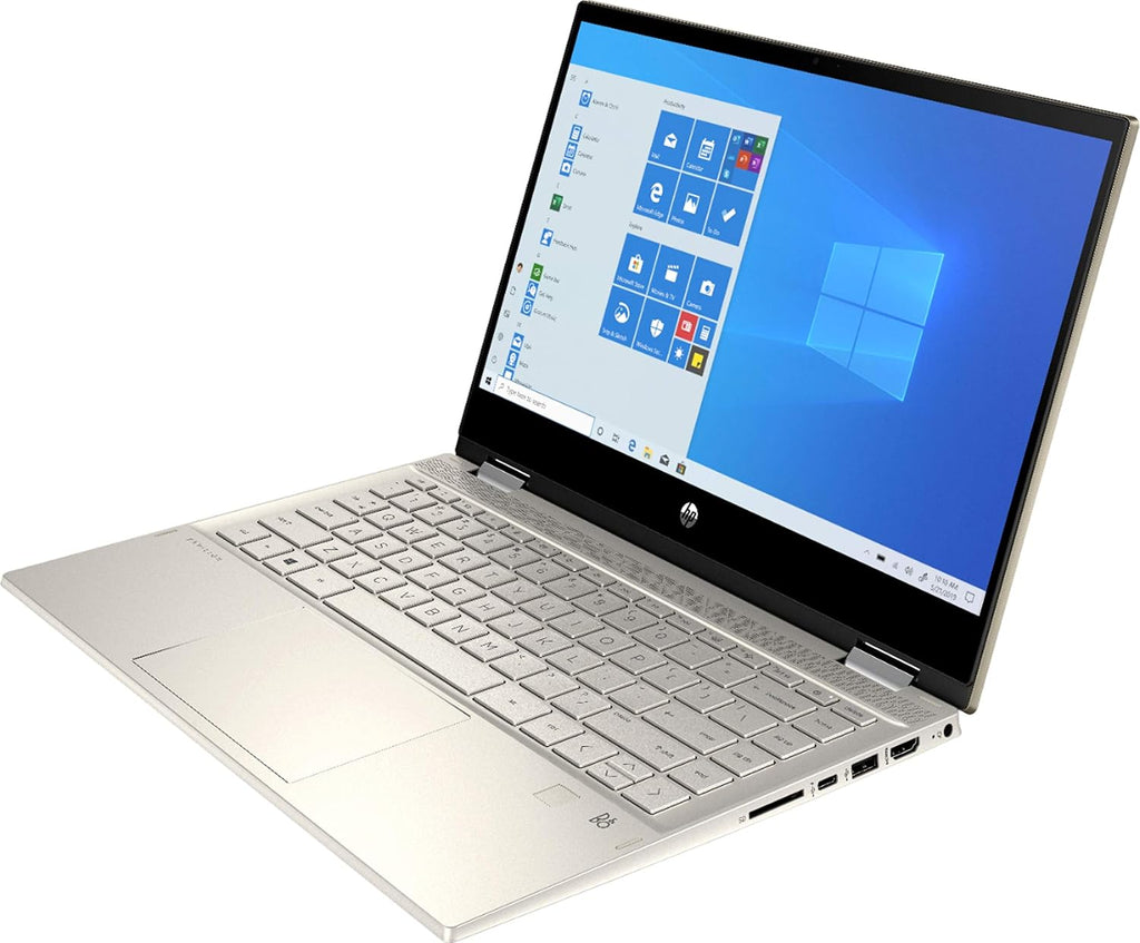 HP 2020 Pavilion x360 14' FHD WLED Touchscreen 2-in-1 Convertible Laptop, Intel Core i5-1035G1 up to 3.6GHz, 8GB DDR4, 256GB SSD, 802.11ac, Bluetooth, Webcam, HDMI, Fingerprint Reader, Windows 10