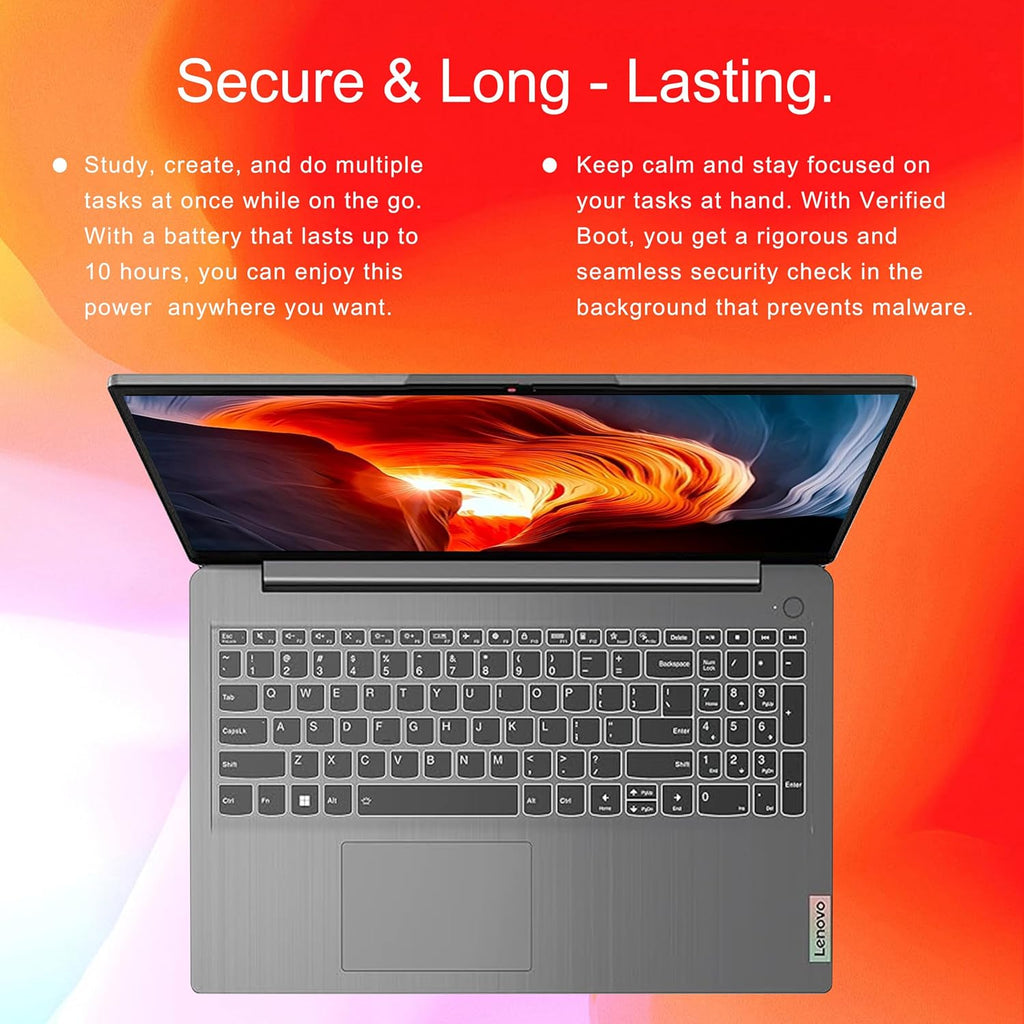Lenovo IdeaPad 1 Laptop, 15.6' FHD Display, Intel Celeron N4500 Processor, 8GB RAM, 128GB SSD, SD Card Reader, Numeric Keypad, HDMI, Wi-Fi 6, Windows 11 Home, Grey (Renewed)