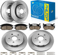 PHILTOP Front & Rear Brake Kit For 2005 2006 2007 2008 2009 2010 Jeep Grand Cherokee, Brake Rotors Ceramic Brakes Pads Replacement : 12.91' inch Front, 12.59' inch Rear Rotor
