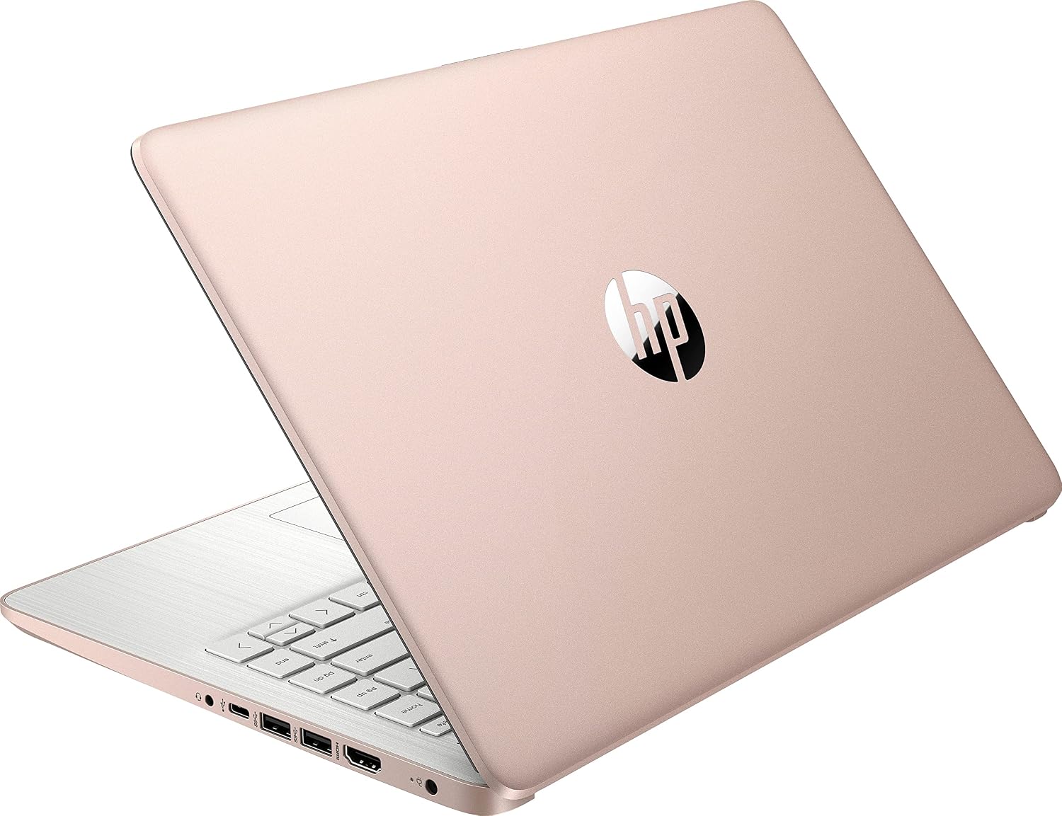 HP 14' Ultral Light Laptop for Students and Business, Intel Quad-Core N4120, 4GB RAM, 128GB Storage(64GB eMMC+64GB Ghost Manta SD), 1 Year Office 365, Webcam, HDMI, WiFi, USB-A&C, Win 11 S