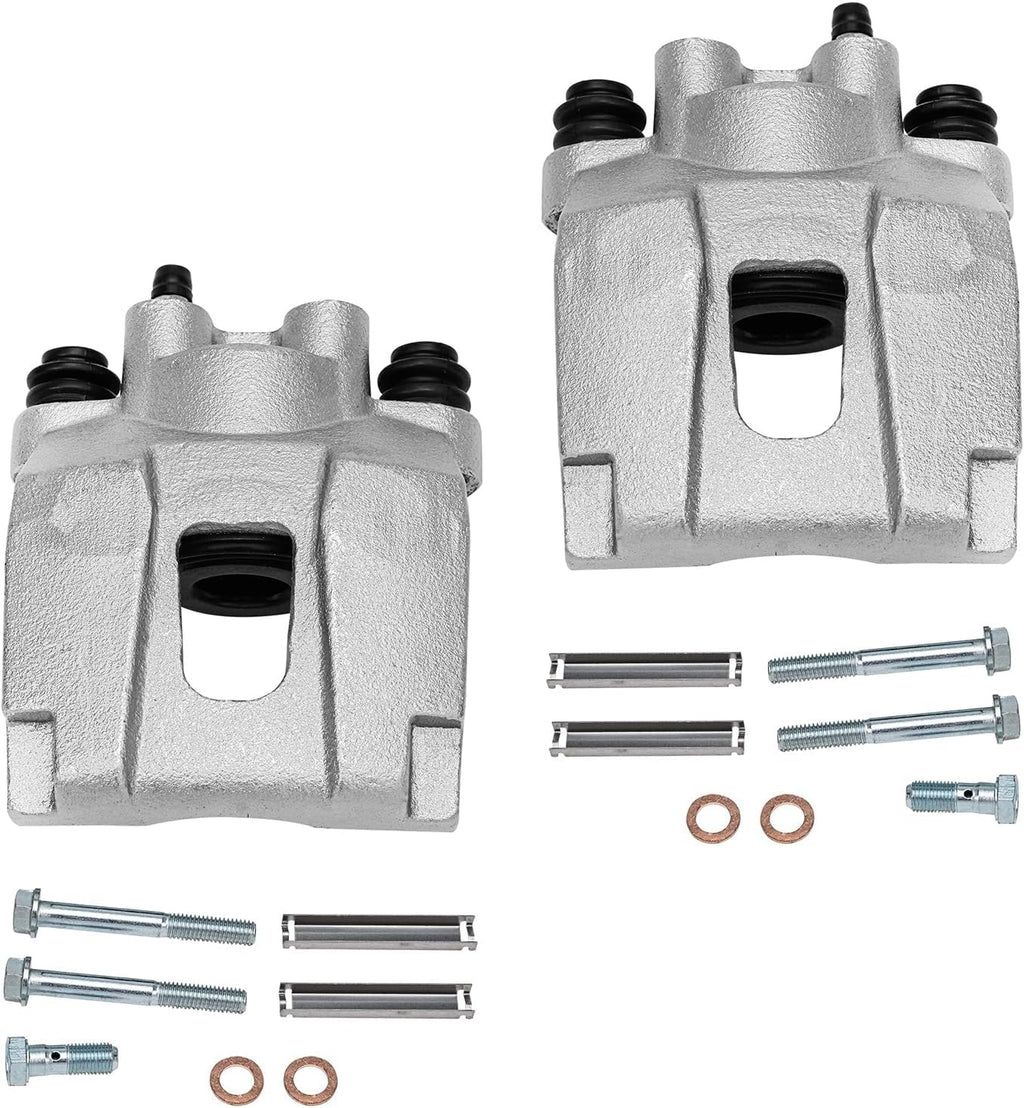Detroit Axle - Rear Brake Kit for Ford Explorer Sport Trac Mercury Mountaineer, Steering Knuckles & Wheel Bearing Hubs Brake Rotors Ceramic Brake Pads Disc Brake Calipers Replacement