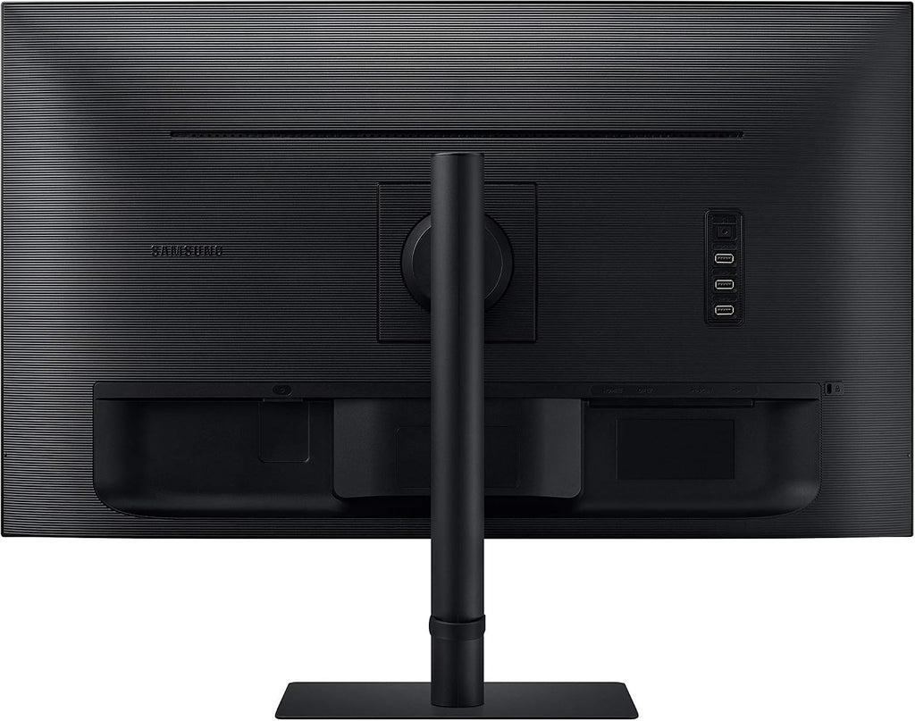 SAMSUNG ViewFinity S60UA Series 24-Inch WQHD Monitor, 75Hz, IPS Panel, USB-C, HDR10 (1 Billion Colors), Height Adjustable Stand, TUV-Certified Intelligent Eye Care (LS24A608UCNXGO),Black