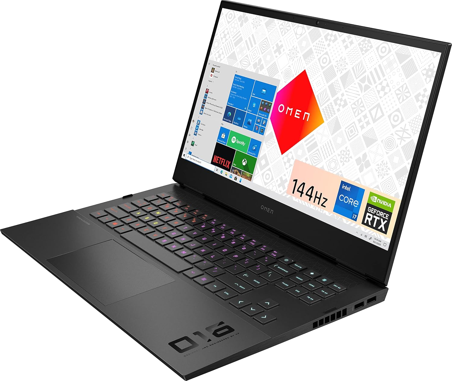 HP OMEN - 16.1' Gaming Laptop - Intel Core i7 - 16GB Memory - NVIDIA GeForce RTX 3060 - 512GB SSD - Shadow Black