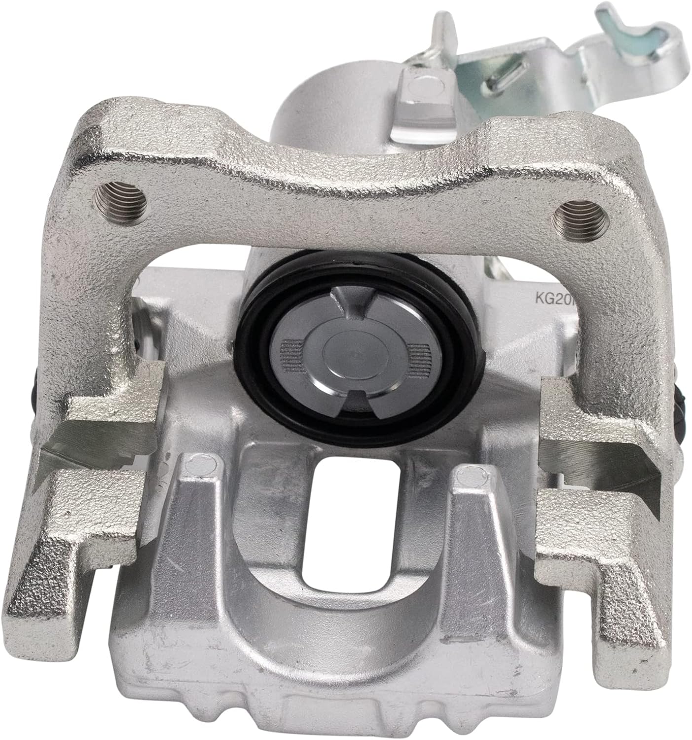 TRQ Rear Brake Pad and Rotor Set Ceramic Rotors Calipers Hardware Compatible with 2010 Audi A3 A3 Quattro Volkswagen Golf