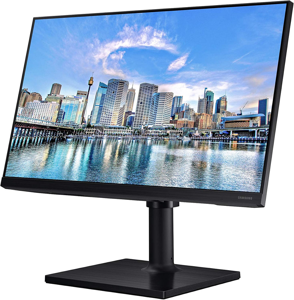 Samsung FT45 Series 24-Inch FHD 1080p Computer Monitor, 75Hz, IPS Panel, HDMI, USB Hub, Height Adjustable Stand, 3 Yr WRNTY (LF24T452FQNXGO)