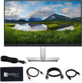 Dell P2225H 22' 16:9 IPS Computer Monitor Screen with DisplayPort and USB 3.0 Upstream Cables with Power Cord + USB 3.0 Upstream + Display Port + HDMI + Microfiber Cloth (Renewed)