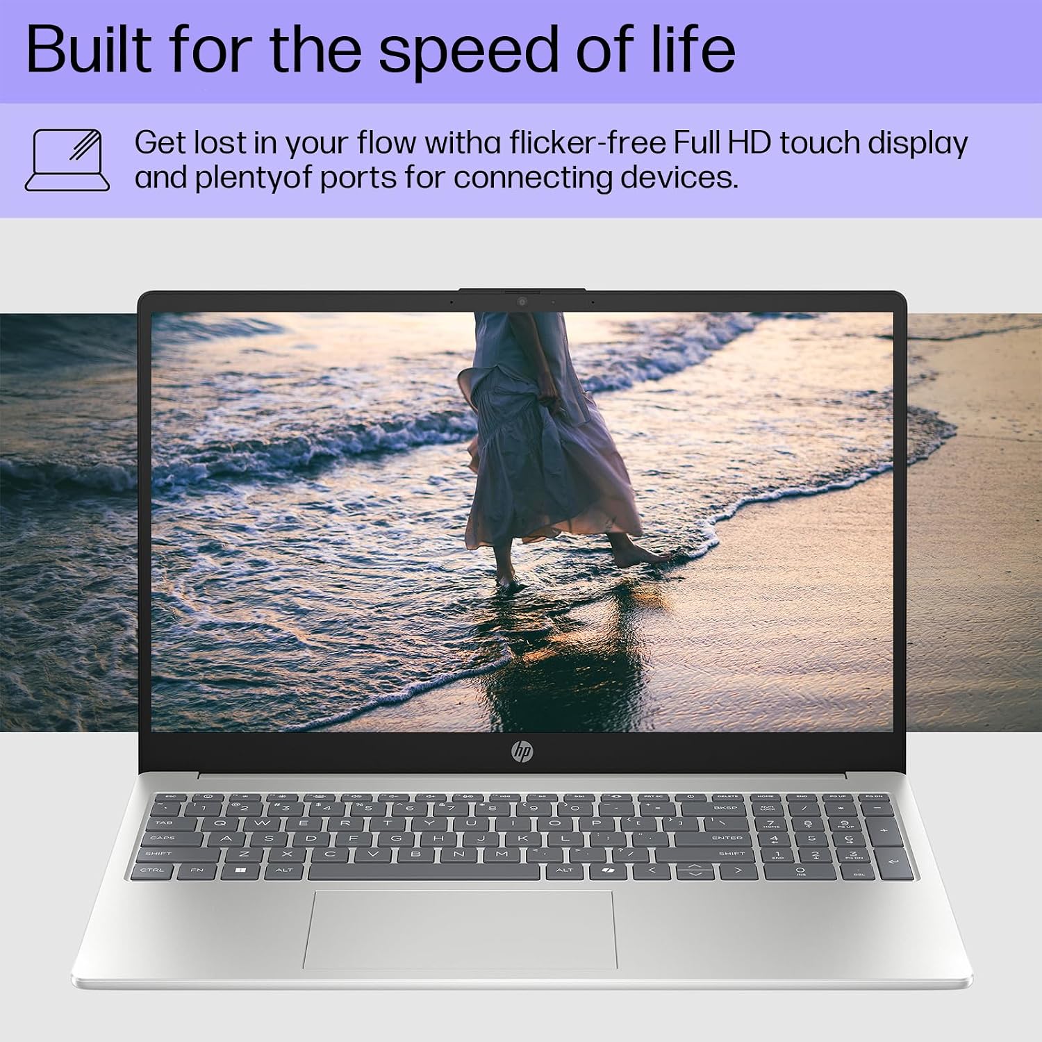 HP 15.6' FHD Touchscreen Business Laptop, Intel 10-Core i7-1355U(up to 5.0 GHz), 32GB RAM, 1TB SSD, Intel Iris Xe Graphics, WiFi 6, Camera, HDMI, Microsoft Copilot, Win11 Pro (Renewed)