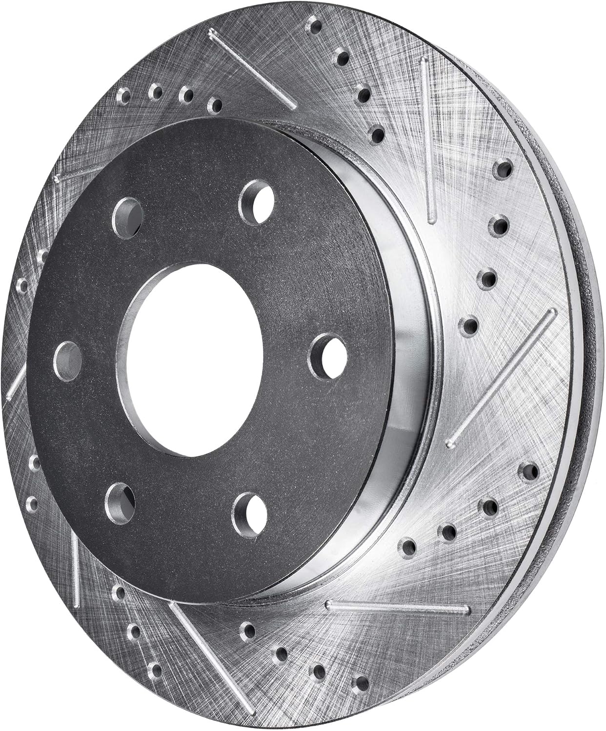 Detroit Axle - Front Brake Kit for 2011-2024 Nissan TITAN 2012-2015 Armada, Drilled and Slotted Brake Rotors Ceramic Brakes Pads Replacement : 13.78'' inch Rotors