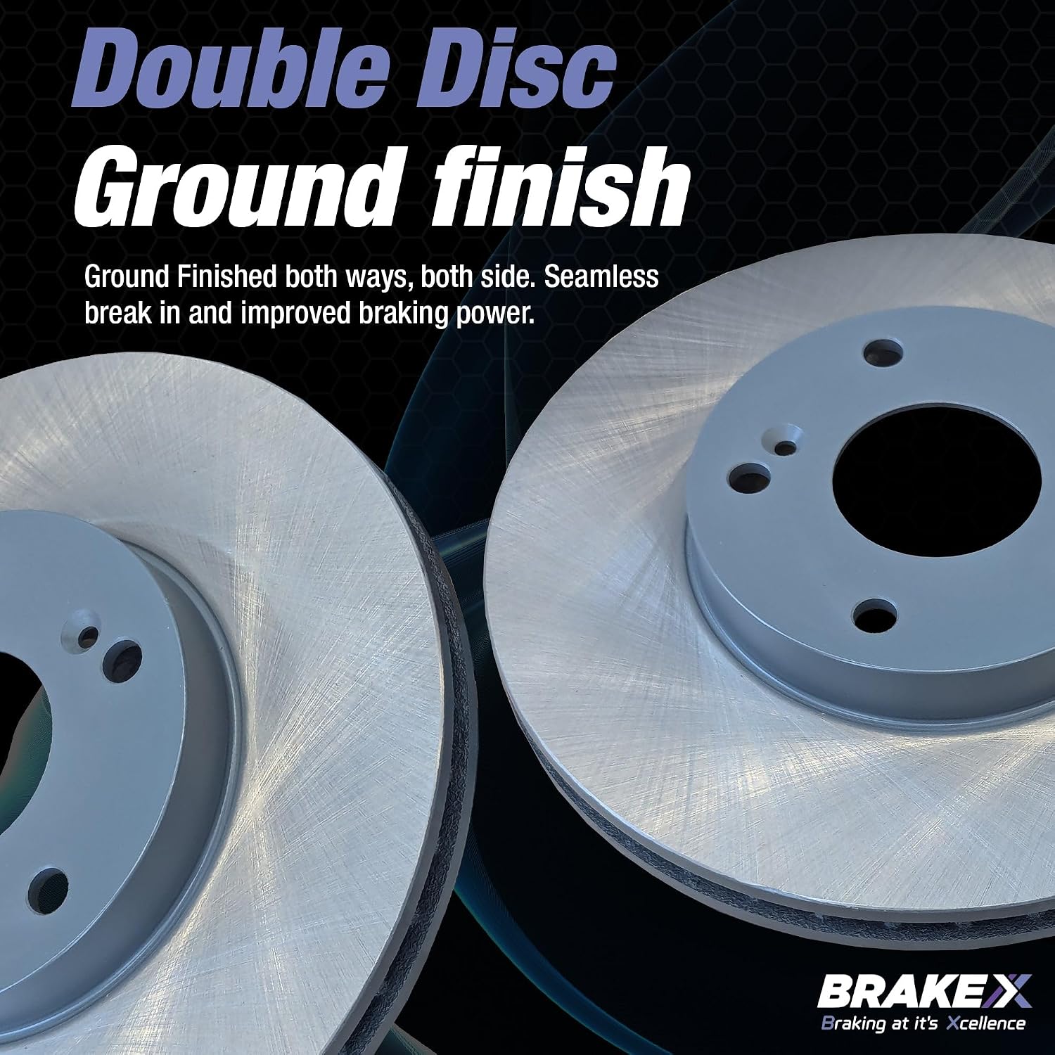 Brake X Front Brake Rotors Kit replacement for 2022 TOYOTA AVALON | ARES Semi Coated Rotors