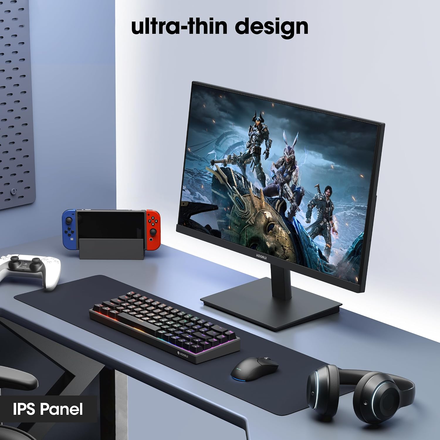 KOORUI 27' FHD 1080P Gaming Monitor, 144Hz Computer Monitor, New, E2711K