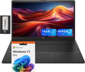 HP 17.3' HD+ BrightView Laptop, Intel i7-1255U, 16GB RAM, 800GB Storage (512GB SSD+288GB Docking Station Set), ‎Intel Iris Xe Graphics, Full-Size Keyboard, HD Camera, Wi-Fi, Windows 11 Pro, Black