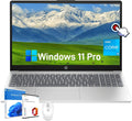 HP Laptop for Business and Student - 15.6' Touch Display, Intel 6-Core i3-1215U, 64GB RAM, 1TB SSD, Intel UHD GPU, HD Webcam, WiFi, Long Battery Life, HDMI, Win 11 Pro