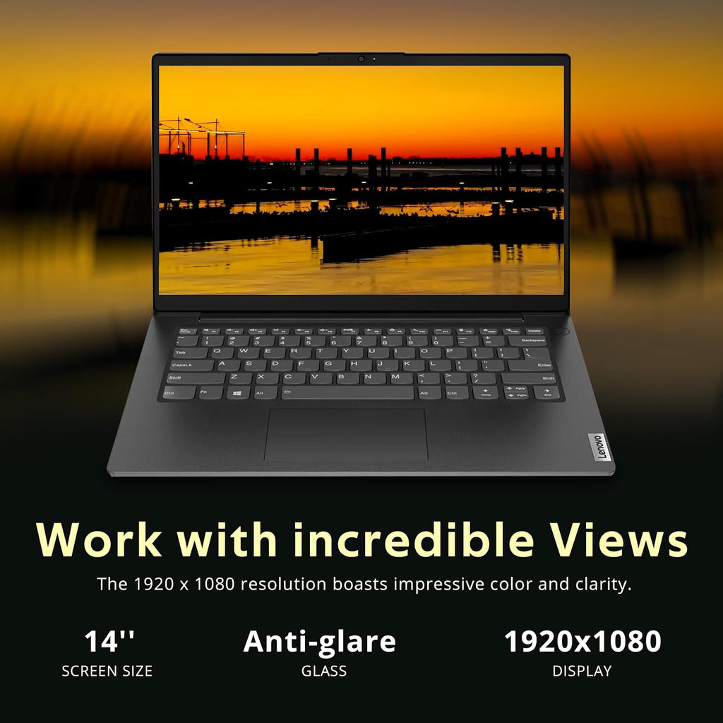 Lenovo V14 14' FHD Business Laptop, Intel i7-13620H, 40GB DDR4 RAM, 1.16TB Storage(1TB SSD+160GB Docking Station Set), Intel UHD Graphics, Wi-Fi 6, Webcam, Win 11 Pro, Black