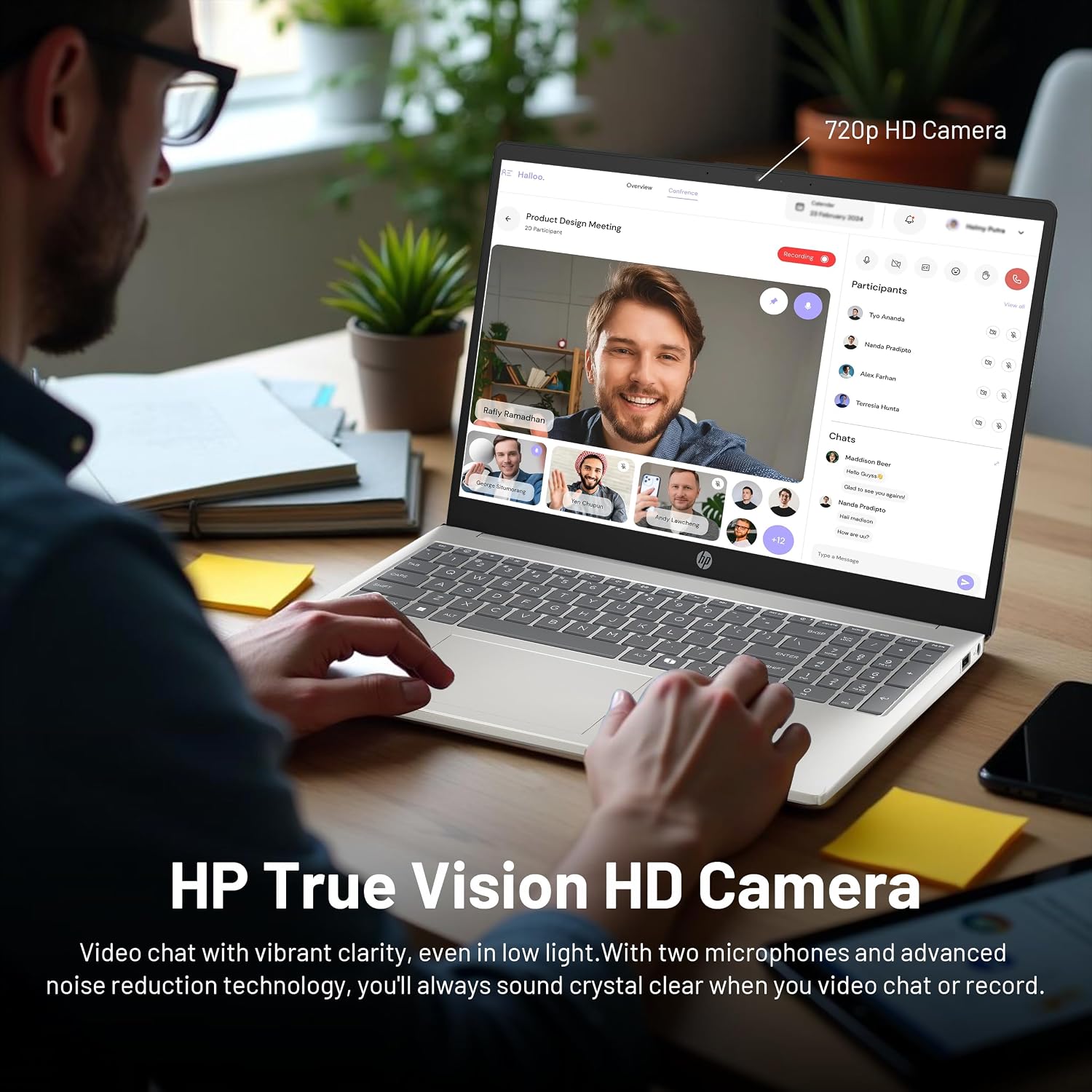 HP 15.6' FHD Touchscreen Laptop | Intel i7-1355U | Intel Iris Xe Graphics | 32GB RAM, 1.5TB Storage (1TB SSD + 512GB Docking Station Set) | Num Pad, Wi-Fi 6, Fast Charge, Windows 11 Pro | Silver
