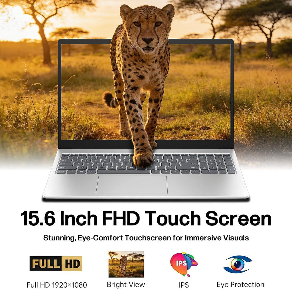 HP 15.6'' FHD Touchscreen Laptop, Intel 10-Core i5-1334U, 16GB RAM 1TB SSD, Lifetime MS Office& Copilot AI, Laptop for Business&Student, WiFi 6, Windows 11 Pro
