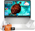 HP 2026 14' Laptop Computer Student Business, Copilot AI, Intel N150, 16GB RAM, 512 GB Storage(128GB UFS+256GB MSD+128GB UFD), 1-Year Office 365, WiFi 6, Ultra Light, Portable, Windows 11 Pro, Silver
