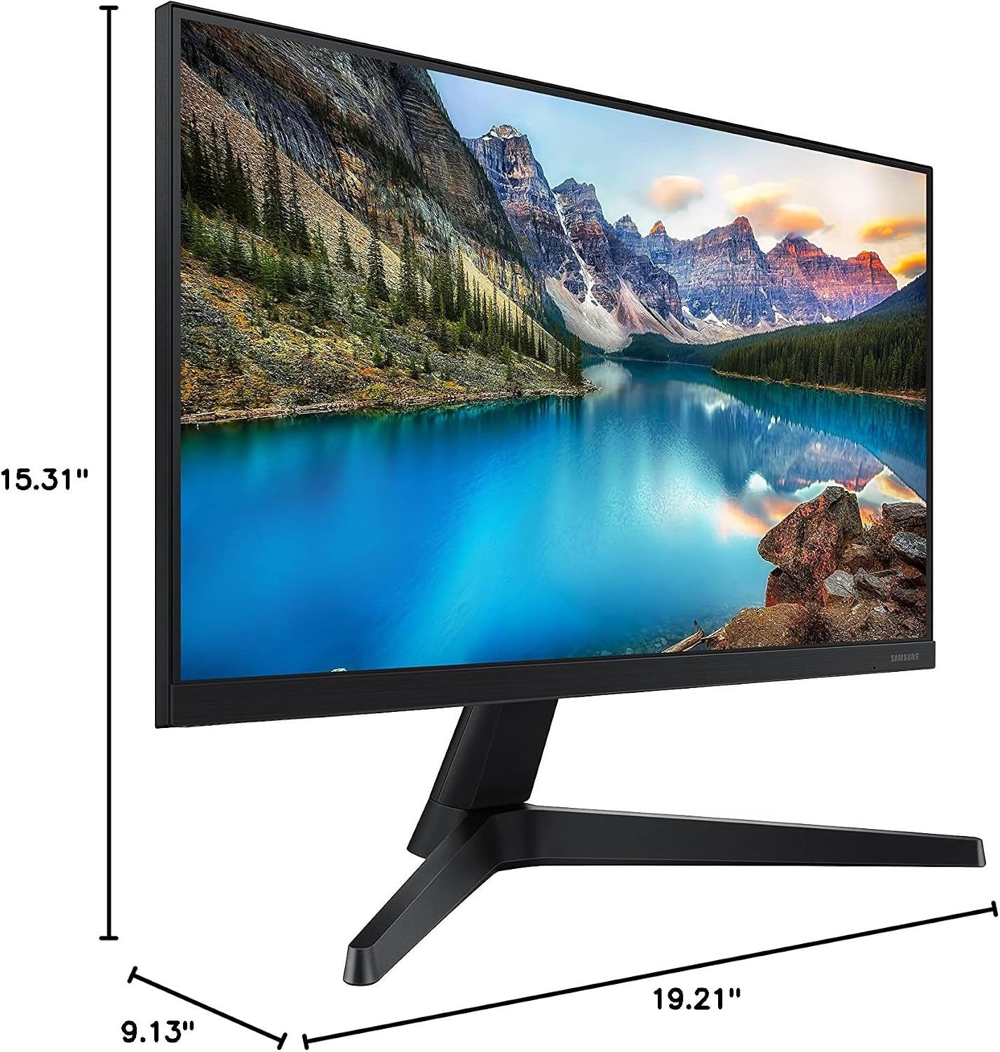 SAMSUNG T37F Series 22-Inch FHD 1080p Computer Monitor, 75Hz, IPS Panel, HDMI, Display Port, VESA Compatible, 3 Yr WRNTY (LF22T374FWNXGO)
