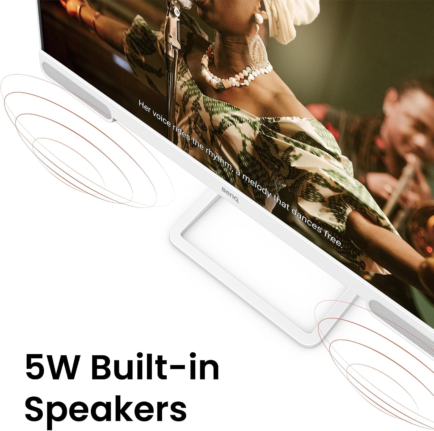 BenQ EW2790Q 27' QHD Premium Home Monitor with 99% sRGB, Height Adjustable Stand, Built-in 5W Speakers, 1 USB-C, USB Hub, 3 HDMI Ports and Eye-Care Technology