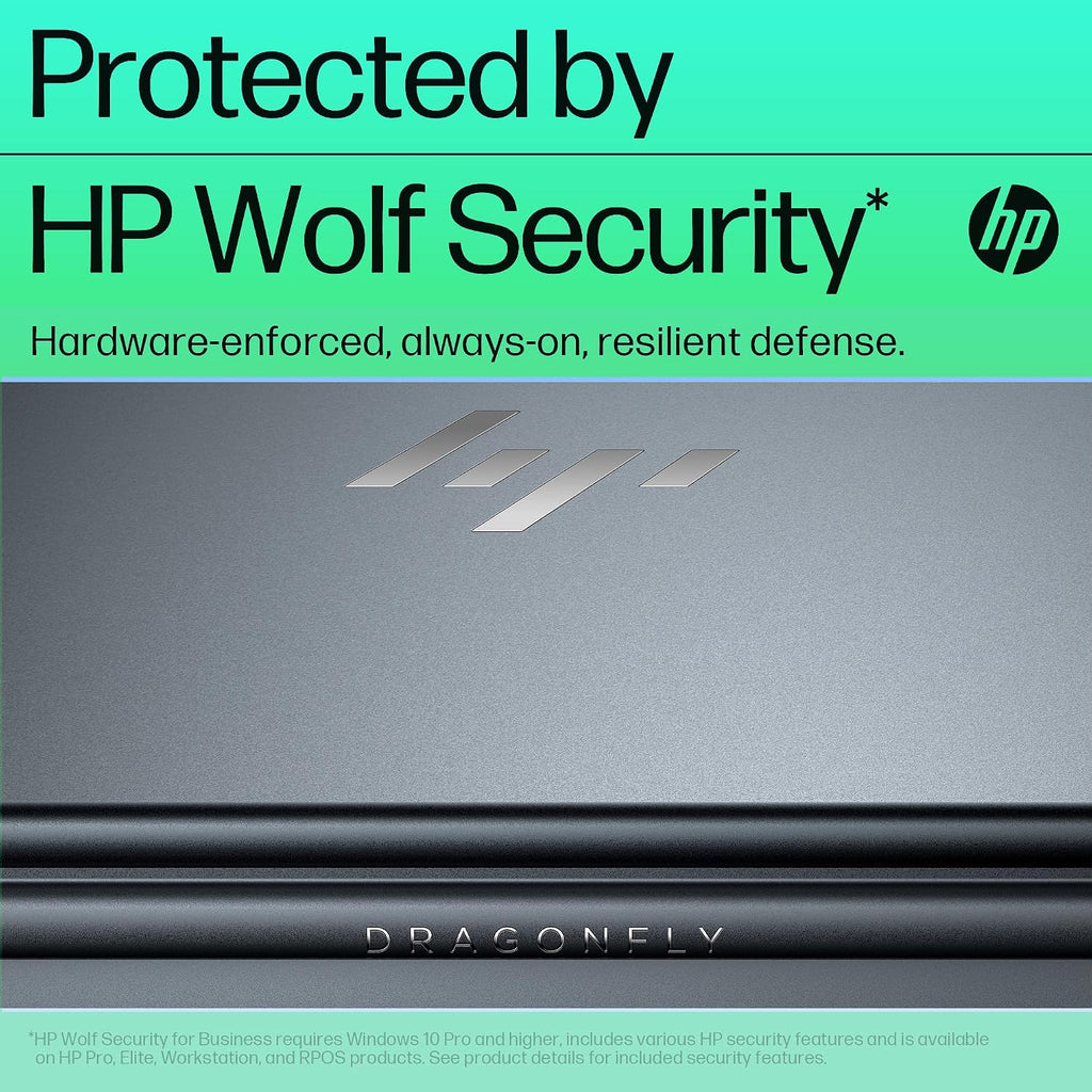 hp Elite Dragonfly G4 13.5' WUXGA+ Touch Notebook Intel Core i7-1355U vPro (10 Core) 32GB LPDDR5 Memory - 1TB SSD - Backlit KB, Fingerprint, 65W Charging Wolf Security, Windows 11 Pro w/Deskpad
