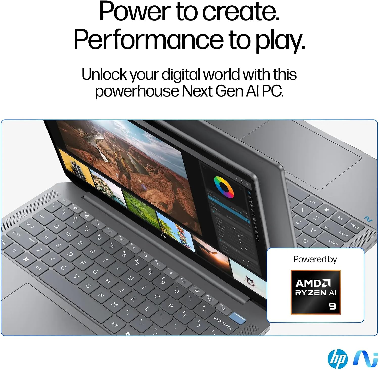 HP OmniBook Ultra 14 2024 Laptop 14' 2.2K IPS Touchscreen 12-Core AMD Ryzen AI 9 HX 375 APU 32GB LPDDR5 2TB SSD Radeon Graphics Wi-Fi Backlit Keyboard Fingerprint Copilot+ Win11 Home (Renewed)
