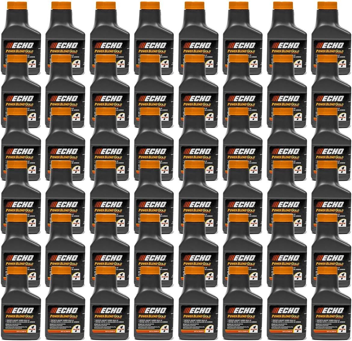 (New) 48 Pack Echo Oil 2.6 oz Bottles 2 Cycle Mix for 1 Gallon – Power Blend 6450001G fits 6450001 Perfect for Your Lawn Mower