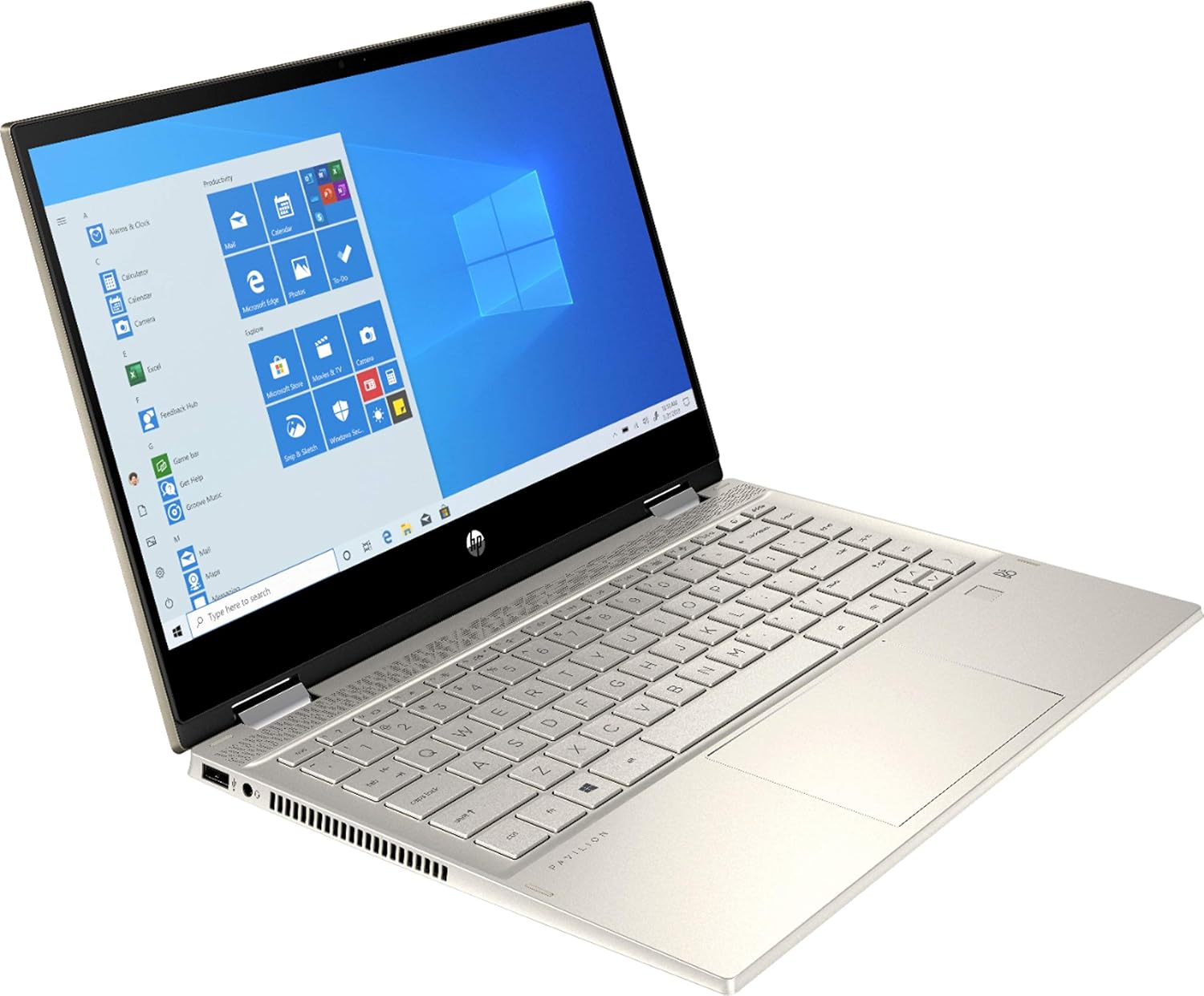 HP 2020 Pavilion x360 14' FHD WLED Touchscreen 2-in-1 Convertible Laptop, Intel Core i5-1035G1 up to 3.6GHz, 8GB DDR4, 256GB SSD, 802.11ac, Bluetooth, Webcam, HDMI, Fingerprint Reader, Windows 10