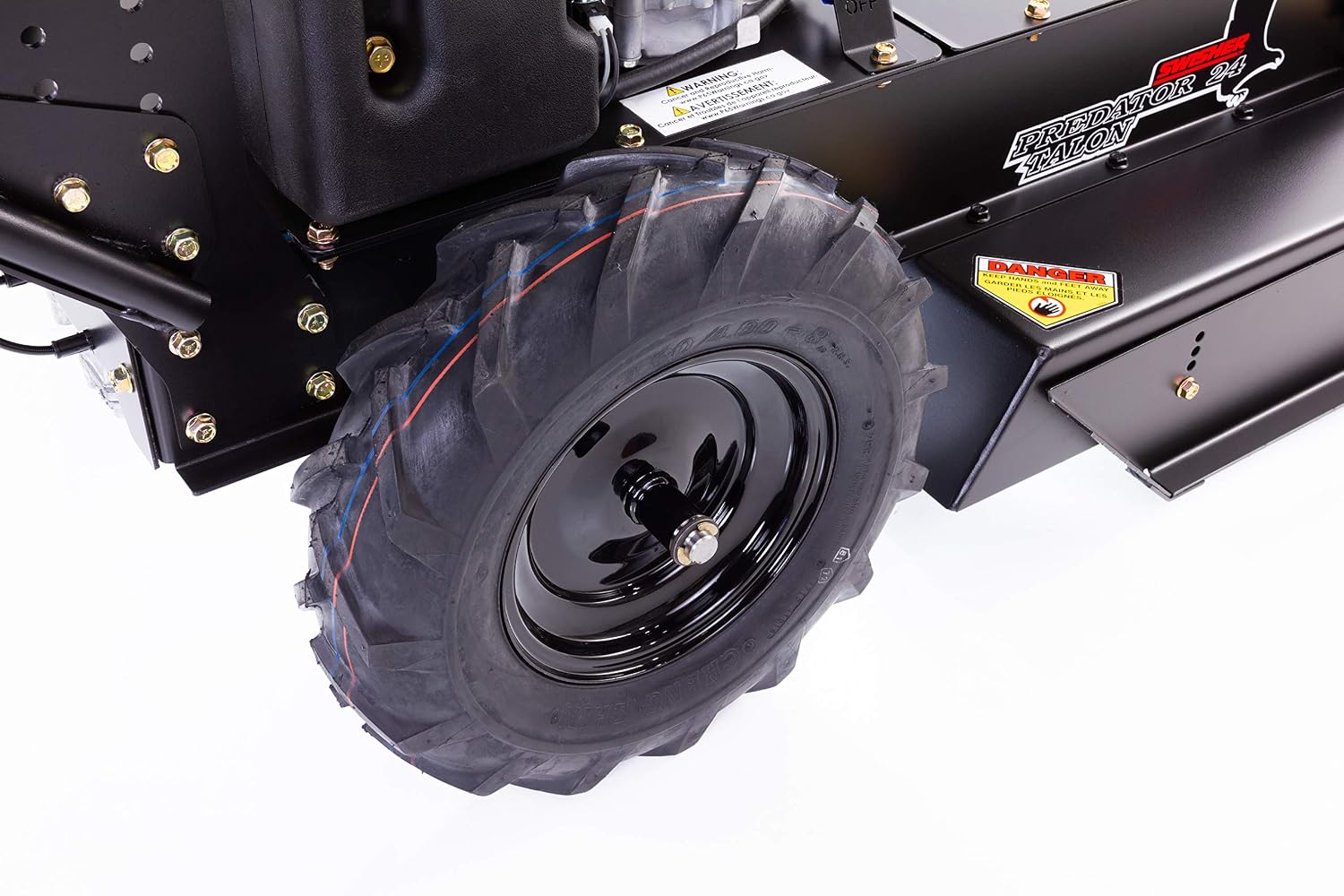 WRC11524BSC- Swisher Predator 11.5 HP 24 in. Walk Behind Rough Cut Mower with Casters